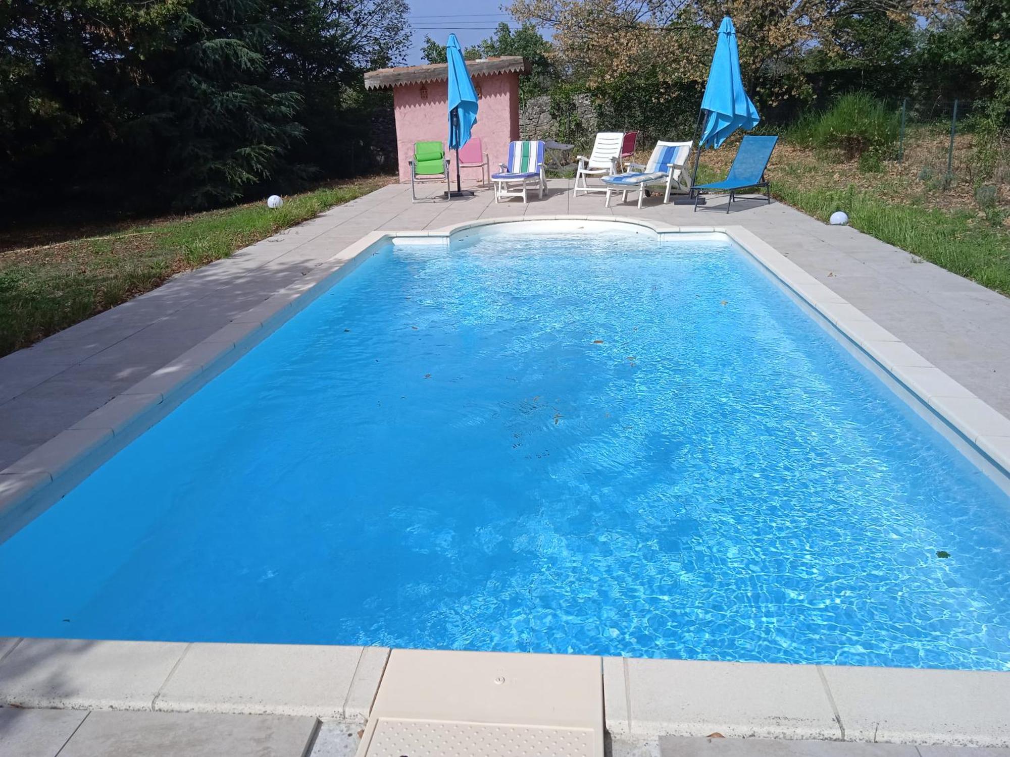 Maison Calme Avec Piscine Entouree De Son Parc Quintenas エクステリア 写真